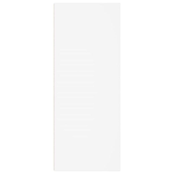Библиотека, бяла, 40x30x76,5 см, инженерно дърво