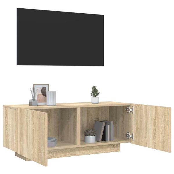 ТB шкаф, дъб сонома, 100x35x40 см, инженерно дърво