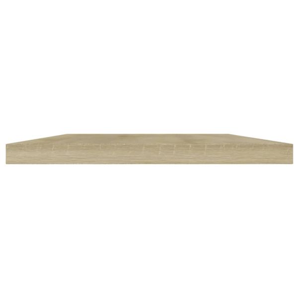 Рафтове, 4 бр, дъб сонома, 40x20x1,5 см, инженерно дърво