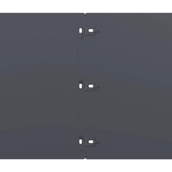 Ограда за трева 10 бр. 25 x 103 cm Студено валцована стомана