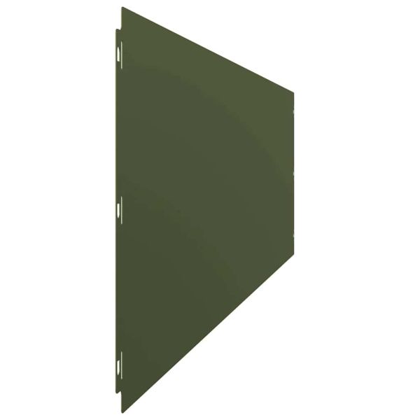Ограда за трева 20 бр. 25 x 103 cm Студено валцована стомана