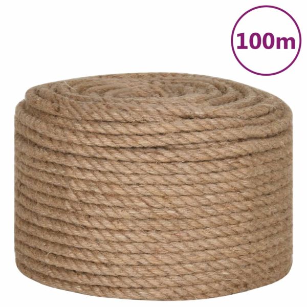 Въже, 100% юта, 14 мм, 100 м
