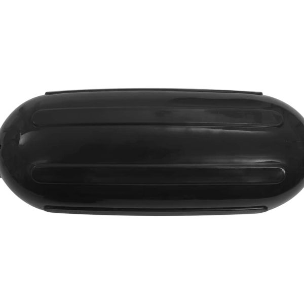 Броня за лодка, 4 бр, черна, 58,5x16,5 см, PVC