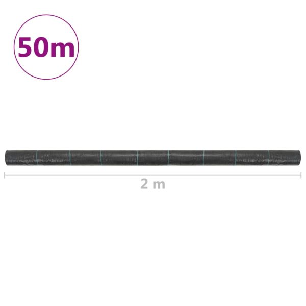Мрежа за мулчиране PP 2x50 м черна