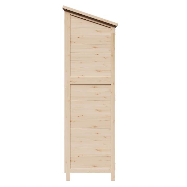 Градина постройка Натурално 59,5 x 56 x 176,5 см