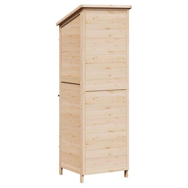 Градина постройка Натурално 59,5 x 56 x 176,5 см