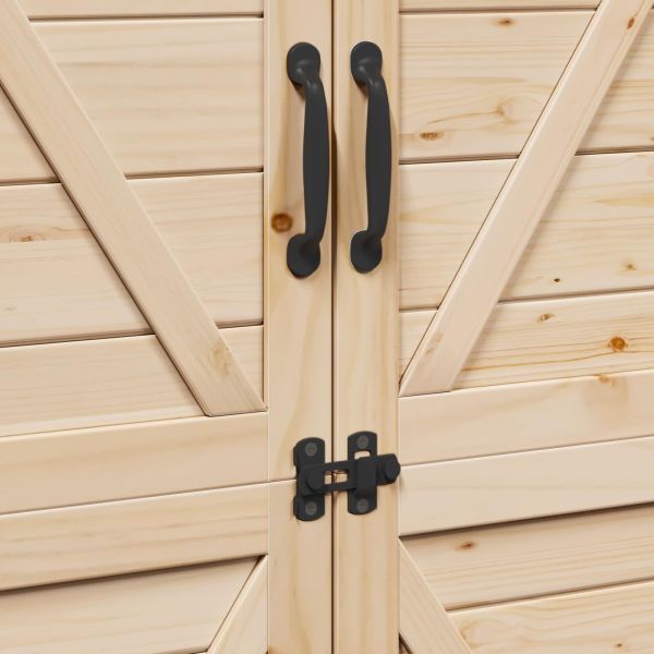 Градина постройка Натурално 106 x 56 x 176,5 см