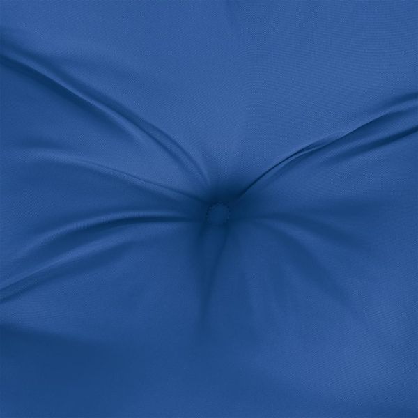 Палетна възглавница, кралско синя, 120x80x12 см, текстил