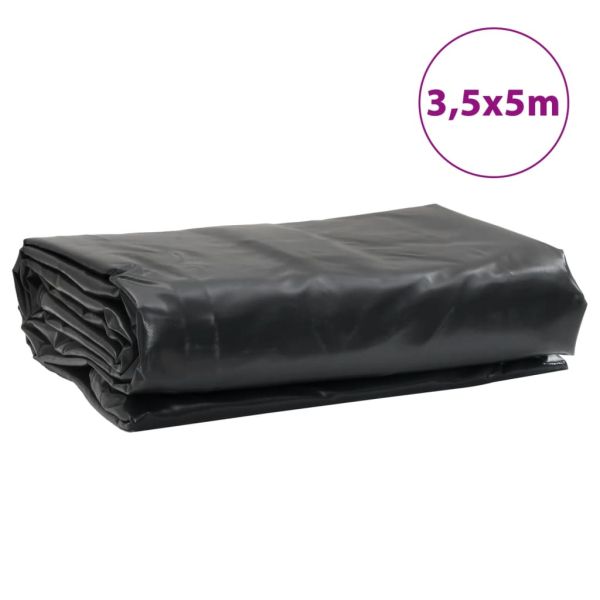 Брезент антрацит 3,5x5 м 650 г/м²
