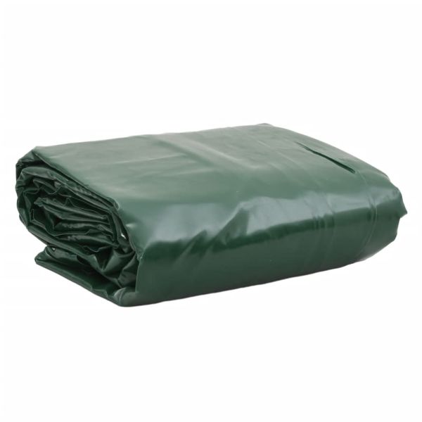 Брезент зелен 5x7 м 650 г/м²
