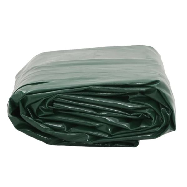 Брезент зелен 5x7 м 650 г/м²