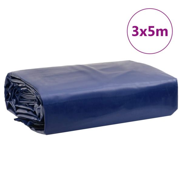 Брезент син 3x5 м 650 г/м²