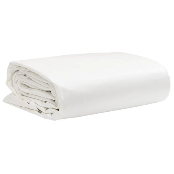 Брезент бял 1,5x20 м 650 г/м²