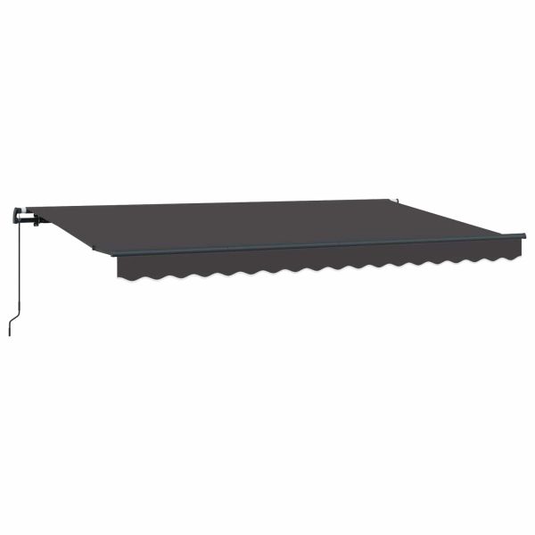 Сгъваем навес Антрацит 400 x 200 cm текстил