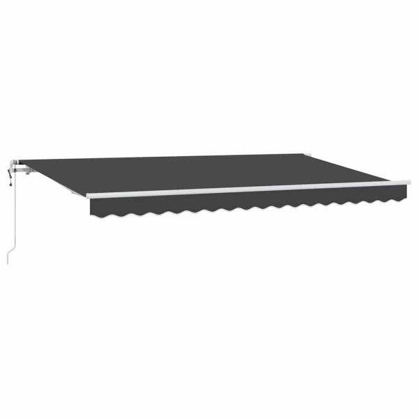 Сгъваем навес Антрацит 400 x 200 cm текстил