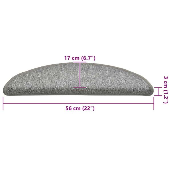 Самозалепващи стъпаловидни постелки 30 бр. 56 x 17 x 3 cm