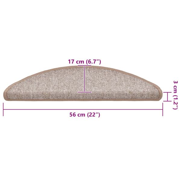 Самозалепващи стъпаловидни постелки 20 бр. 56 x 17 x 3 cm
