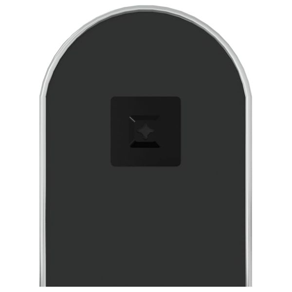 Стенно огледало сребро 50x20 см овално