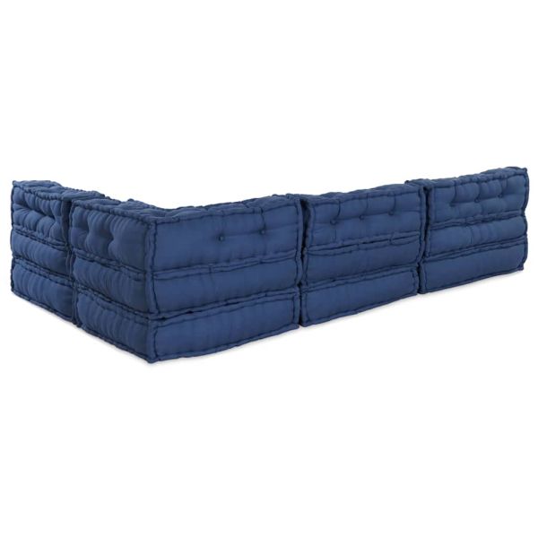 Модулен диван 4 pcs Индийски Текстил