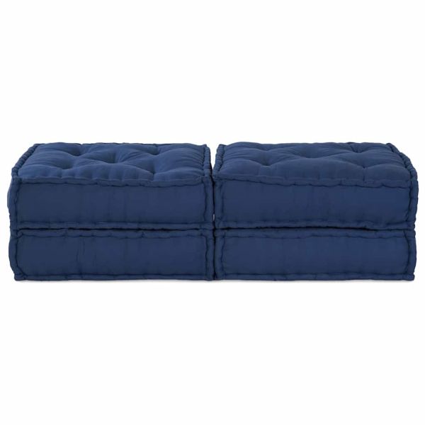 Модулен диван 2 pcs Индийски 140 x 70 x 36 см Текстил