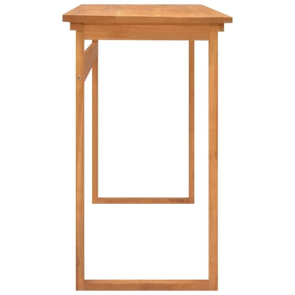Бюро, 120x45x75 см, тиково дърво масив