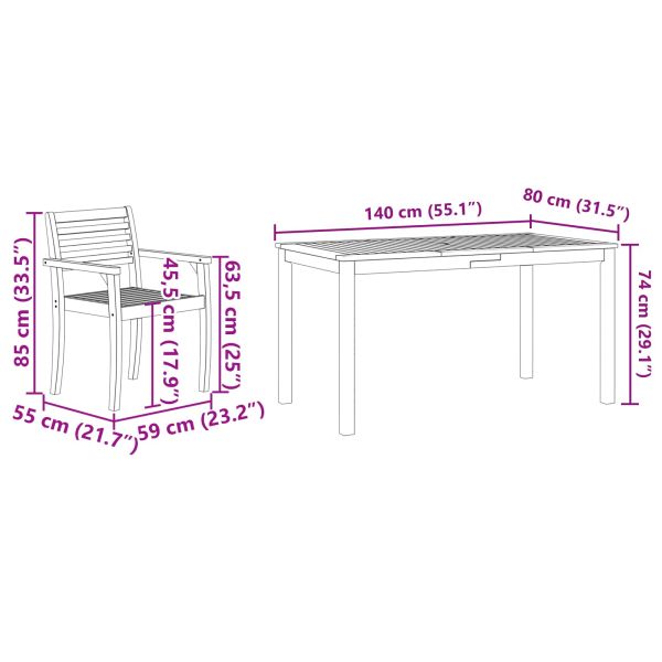 Комплект за хранене в градината 5 pcs Кафяво