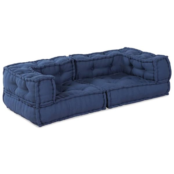 Модулен диван 3 pcs Индийски 140 x 70 x 36 см Текстил