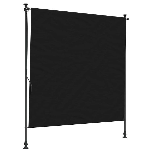 Външна ролкова завеса Черно 100 x 270 cm