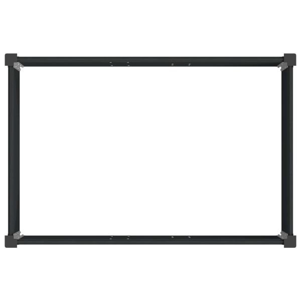 Градинска повдигната леха Черно 150 x 100 x 54 cm