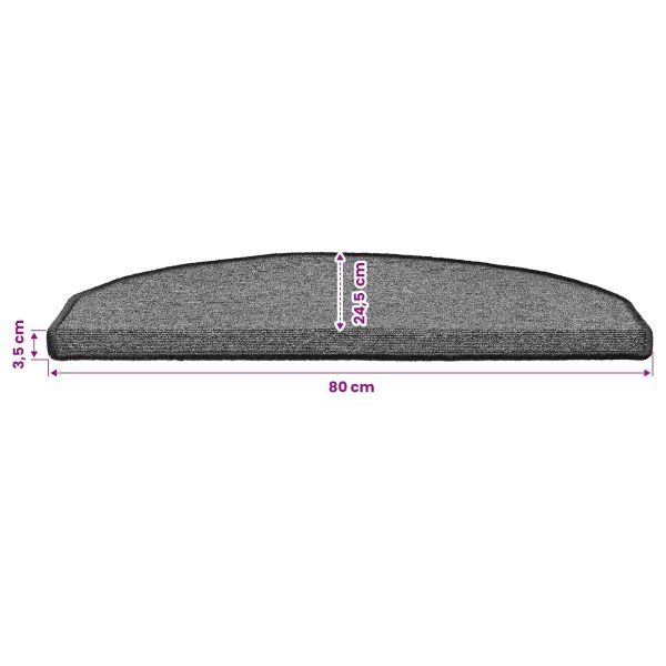 Самозалепващи стъпаловидни постелки 15 бр. 80 x 24,5 x 3,5 см