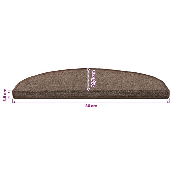 Самозалепващи стъпаловидни постелки 15 бр. 80 x 24,5 x 3,5 см