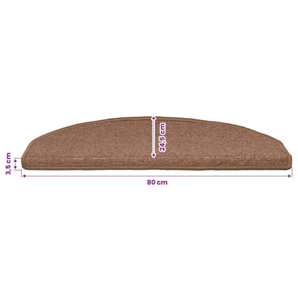 Самозалепващи стъпаловидни постелки 15 бр. 80 x 24,5 x 3,5 см