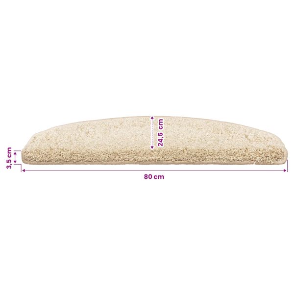 Самозалепващи стъпаловидни постелки 15 бр. 80 x 24,5 x 3,5 см