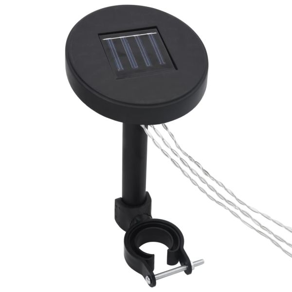 Шатра с LED светещи стрингове, 3х3 м, антрацит