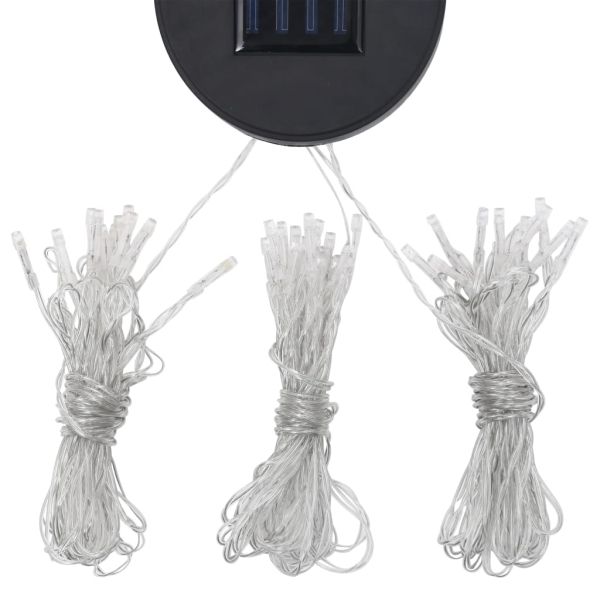 Шатра с LED светещи стрингове, 3х3 м, антрацит