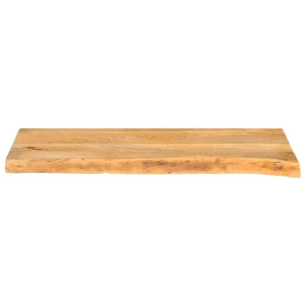 Плот за маса, жив ръб, 90x30x2,5 см, масивно дърво манго