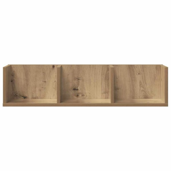 Стенен рафт за компактдискове Artisan Oak 75x18x18 cm
