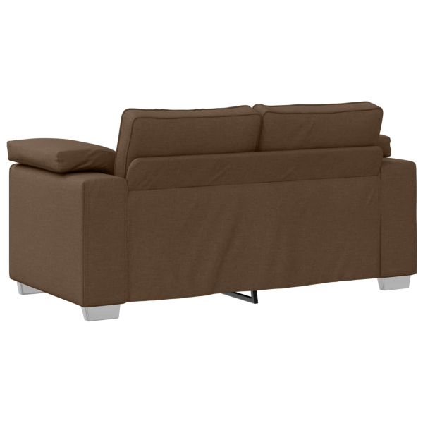 Диван 2 pcs Кафяво 219 x 80 x 82 см текстил