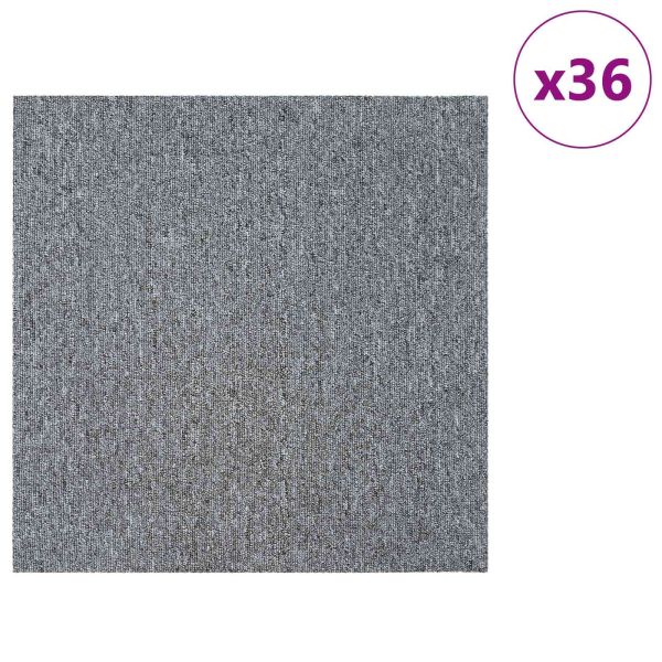Килимна плочка Светлосиво 50 x 50 cm 36 бр. ПП и Битум
