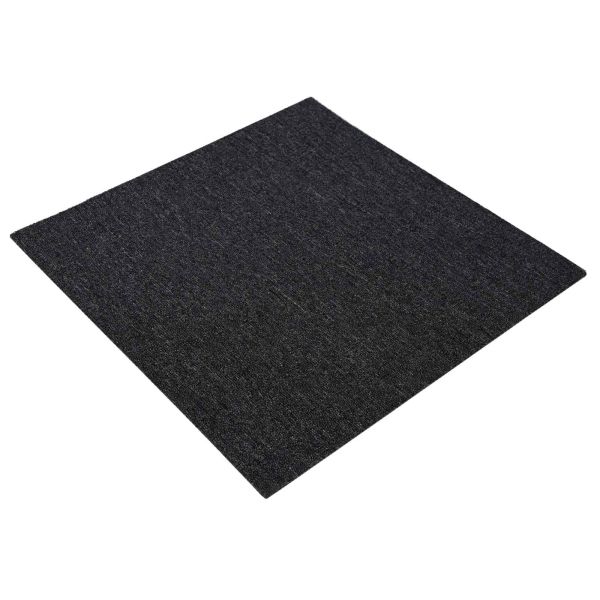 Килимна плочка Тъмносиво 50 x 50 cm 20 бр. ПП и Битум