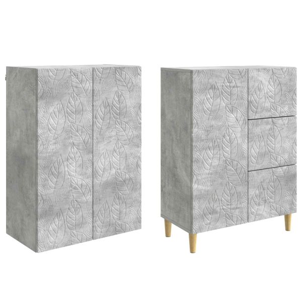 2 pcs Бетонно сиво
