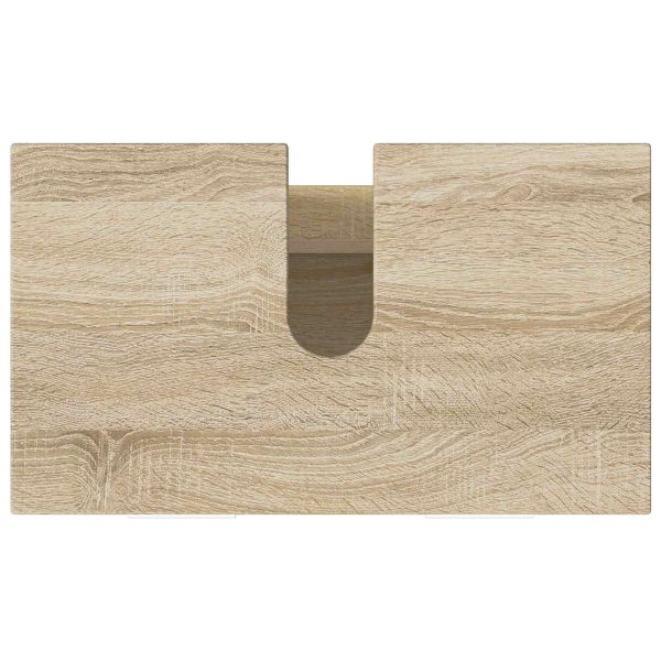 Шкаф със светло за баня Дъб сонома 60 x 35 x 60 см