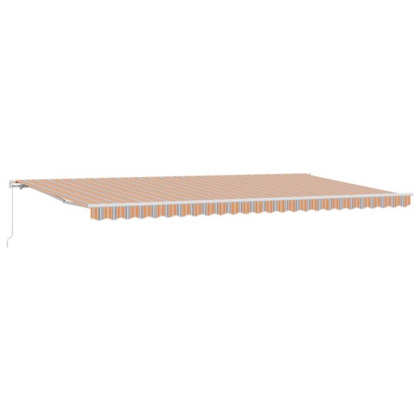 Прибираща се тента Многоцветен 600 × 300 cm