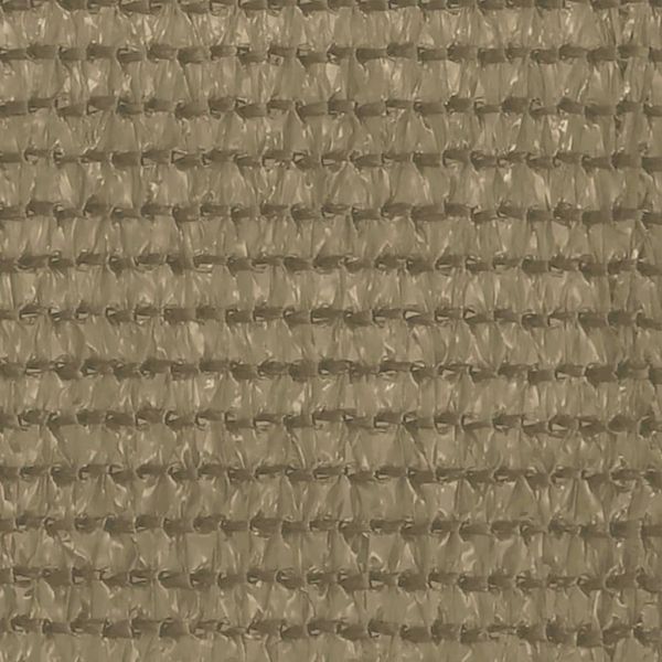 Балконски параван, таупе, 75x500 см, HDPE