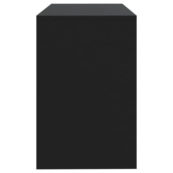 Бюро, черно, 101x50x76,5 см, инженерно дърво
