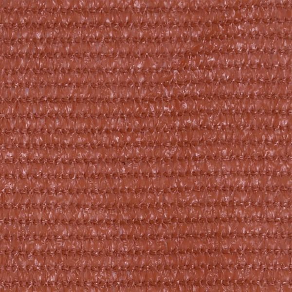 Балконски параван, теракота, 75x500 см, HDPE