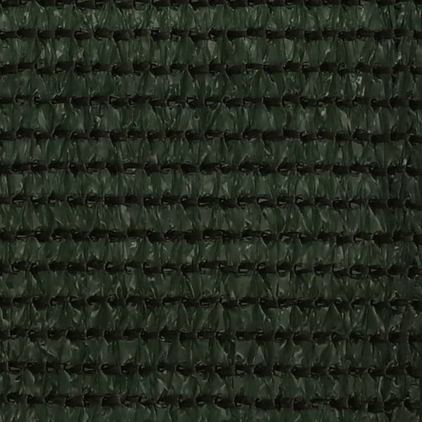 Балконски параван, тъмнозелен, 120x400 см, HDPE