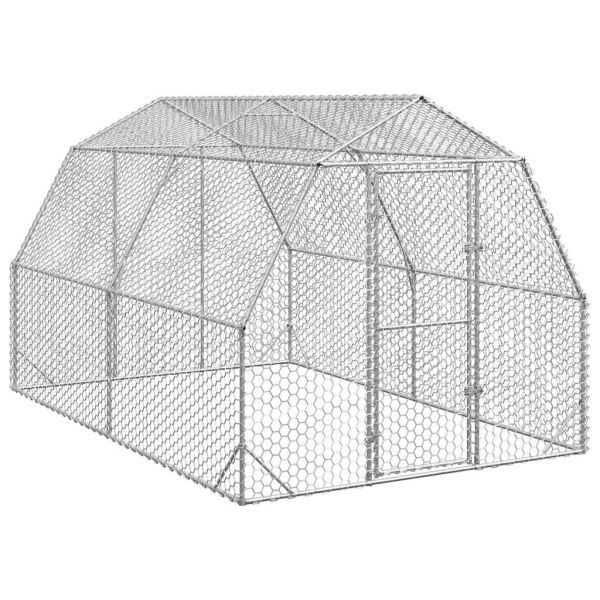 Кокошарник 2,5x4x2,25 м, поцинкована стомана