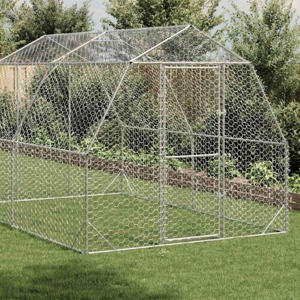 Кокошарник 2,5x4x2,25 м, поцинкована стомана