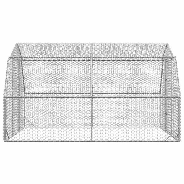 Кокошарник 2,5x4x2,25 м, поцинкована стомана